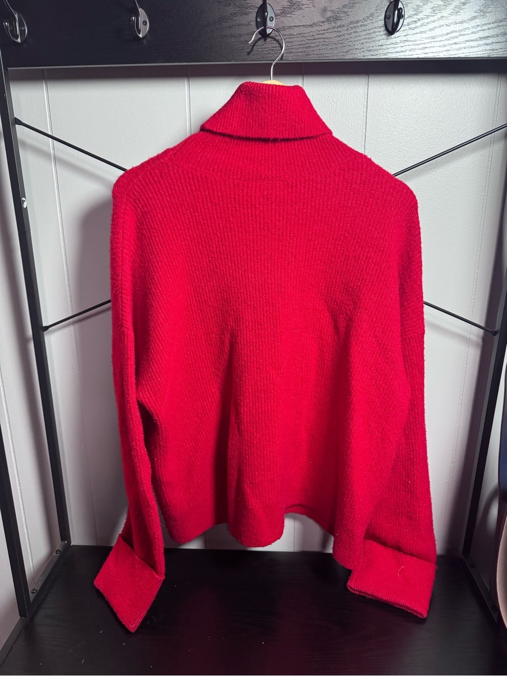 kate spade Red Funnel-Neck Sweater